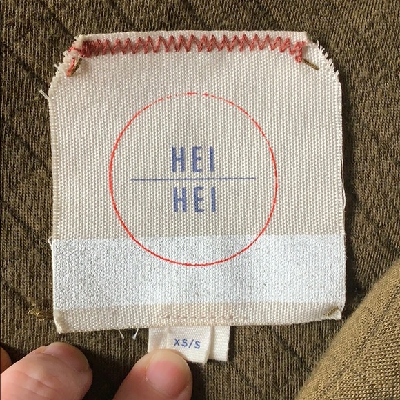 Anthropologie HeiHei Todra Cape Military GreenXS/S - Picture 6 of 8